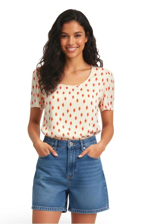 BLUSA TEC.PLANO VISCOSE EST.MARCELLE DEC.U 12MG FRANZIDA FECHAMENTO COSTAS EM BOTAO